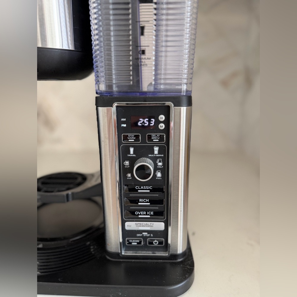 Ninja - 10-Cup Specialty Coffee Maker with Fold-Away Frother and Glass Carafe - Picture 3 of 9